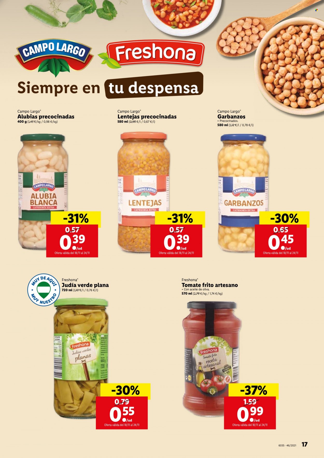 Folleto Lidl - 18/11/21 - 24/11/21. Página 17