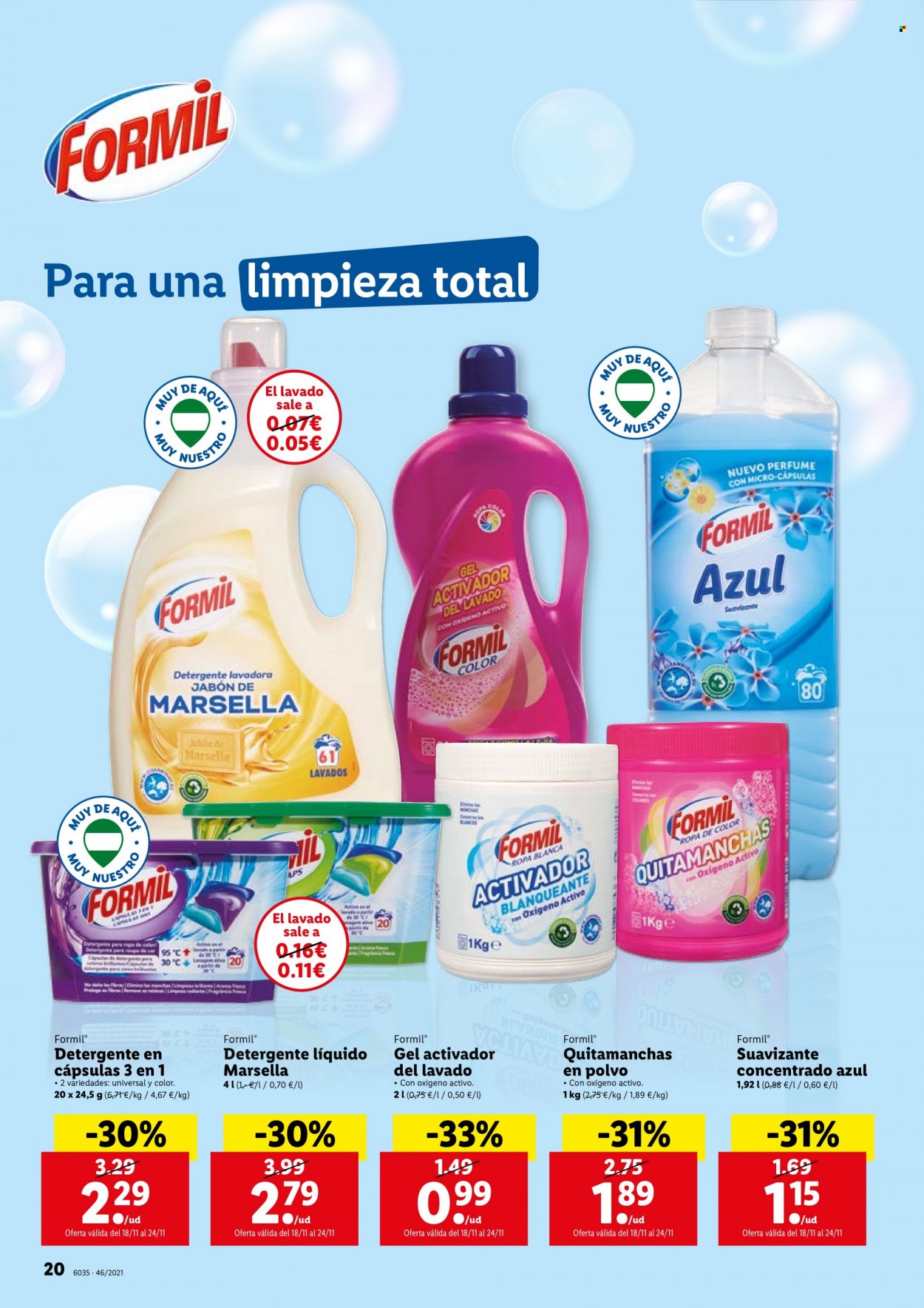 Folleto Lidl - 18/11/21 - 24/11/21. Página 20
