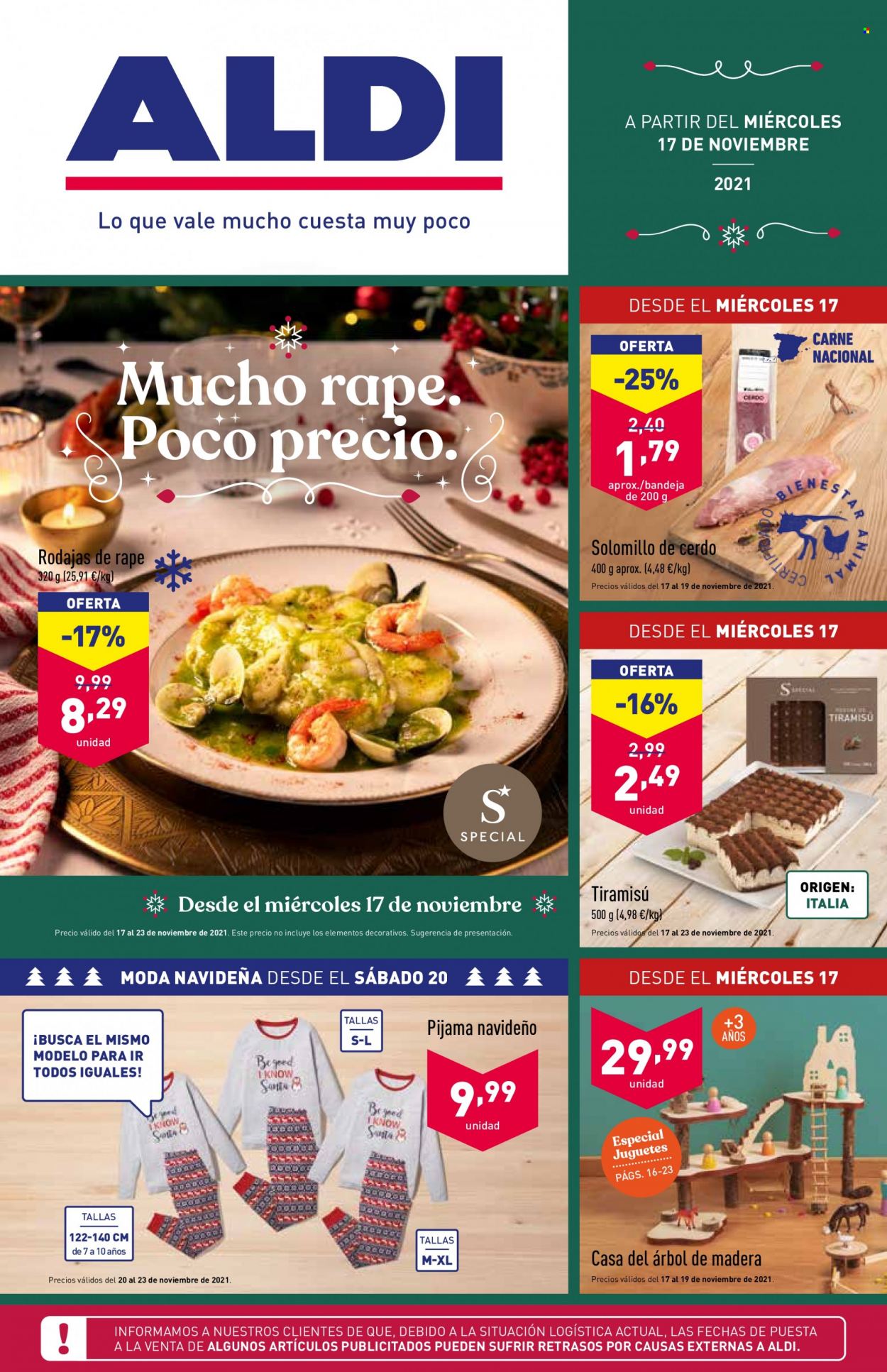 Folleto Aldi - 17/11/21 - 23/11/21. Página 1