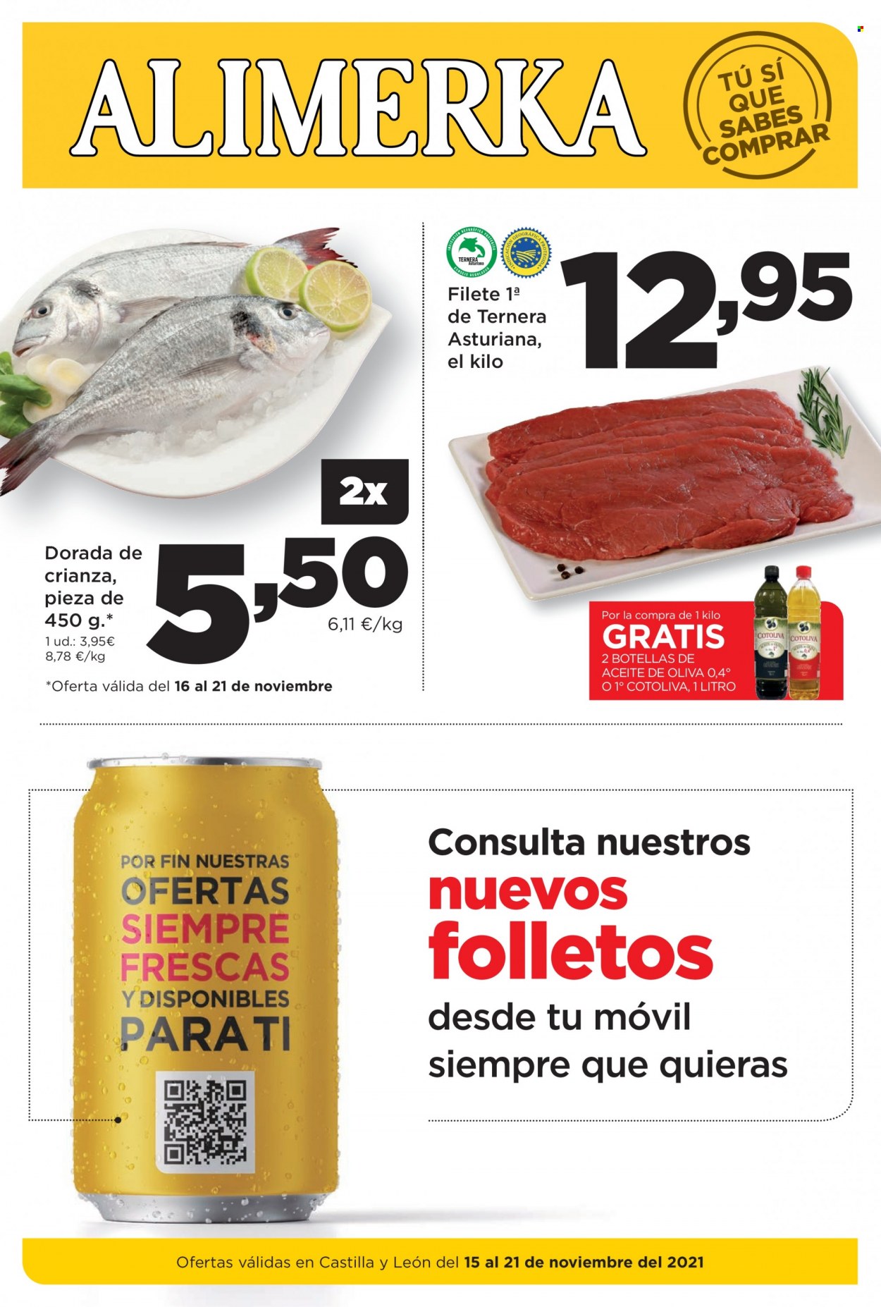 Folleto Alimerka - 15/11/21 - 21/11/21. Página 1