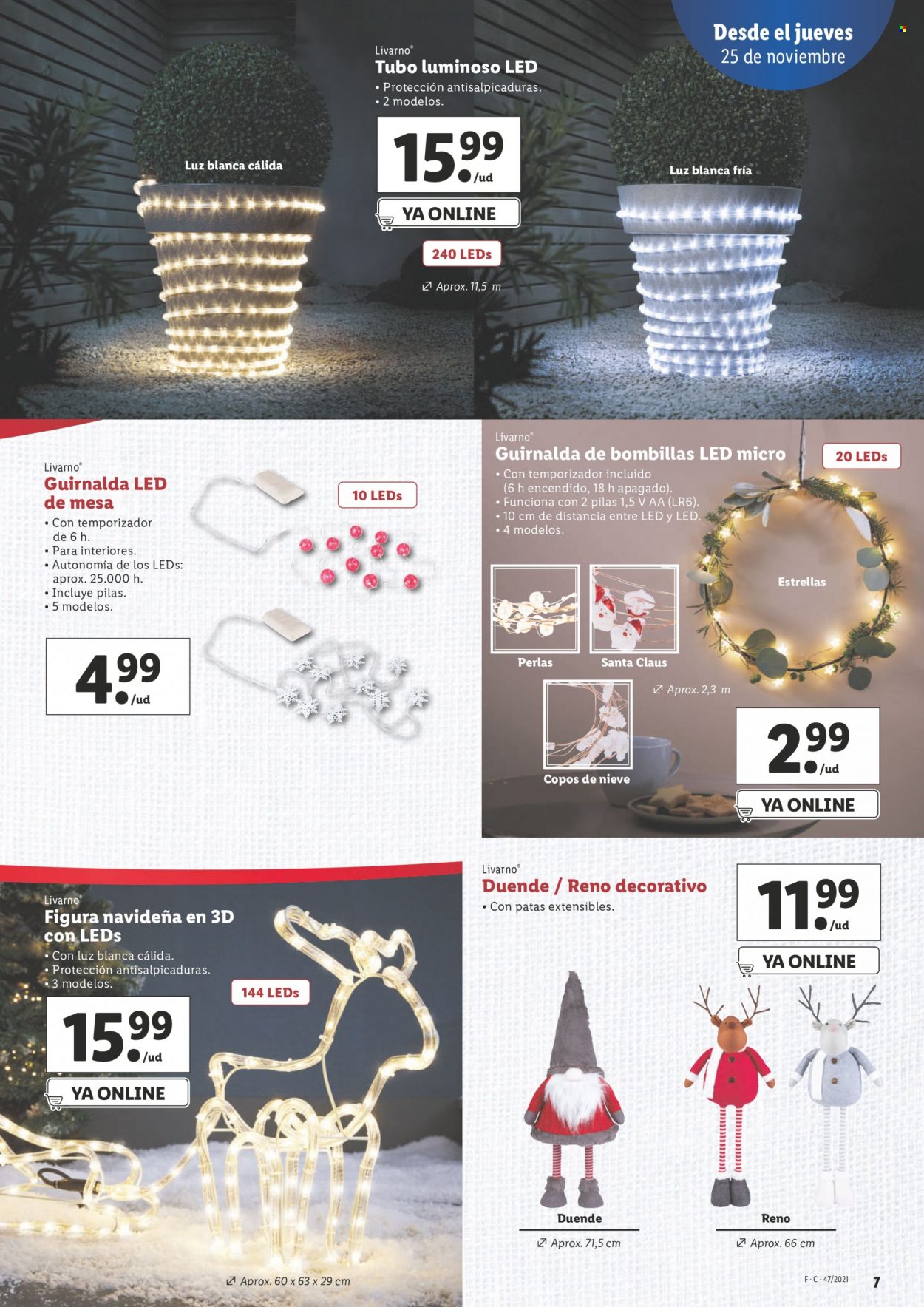 Folleto Lidl - 25/11/21 - 01/12/21. Página 7