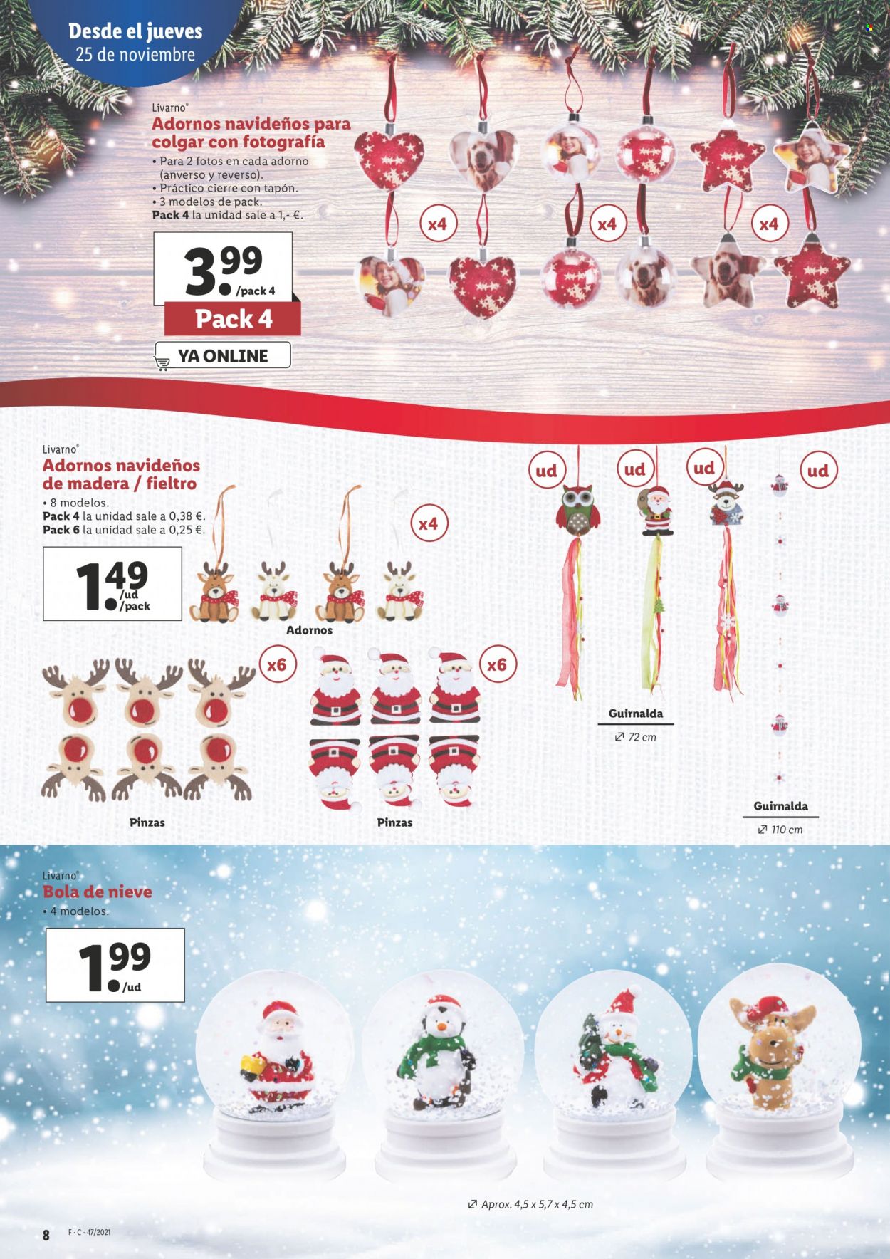 Folleto Lidl - 25/11/21 - 01/12/21. Página 8