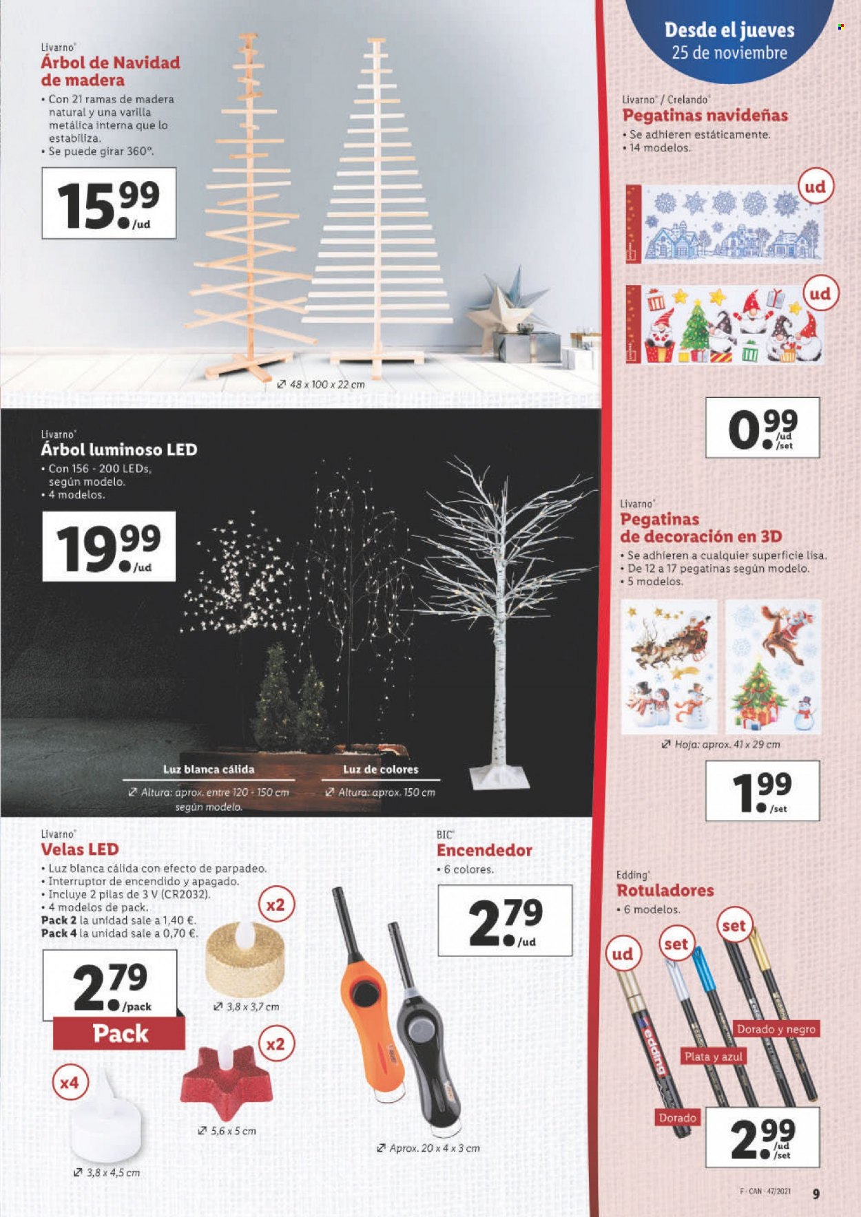 Folleto Lidl - 25/11/21 - 01/12/21. Página 9