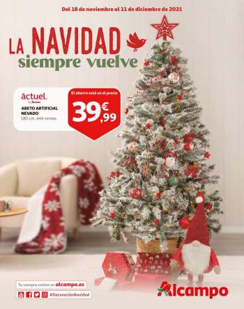 Folleto actual Alcampo - 18/11/21 - 11/12/21.