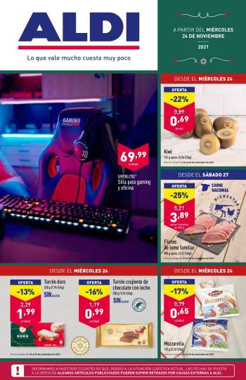 Folleto actual Aldi - 24/11/21 - 30/11/21.