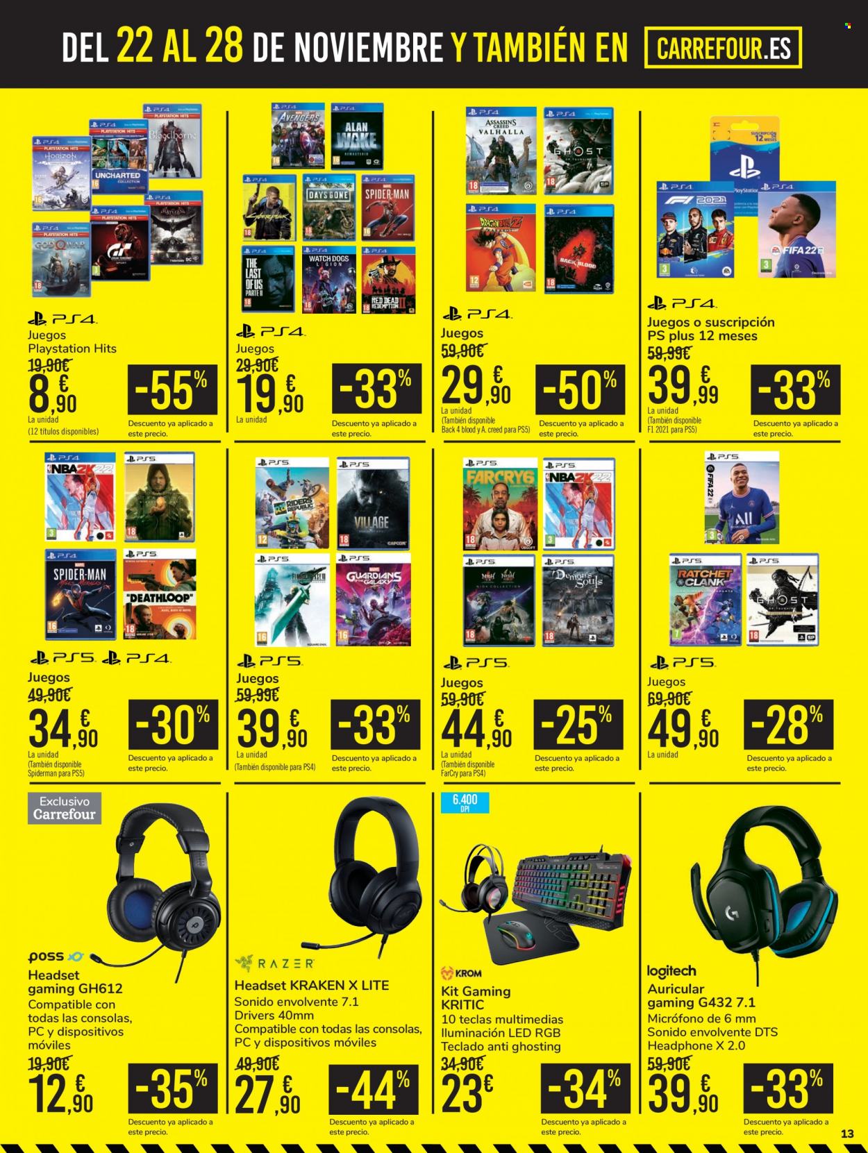 Folleto Carrefour - 22/11/21 - 28/11/21. Página 13