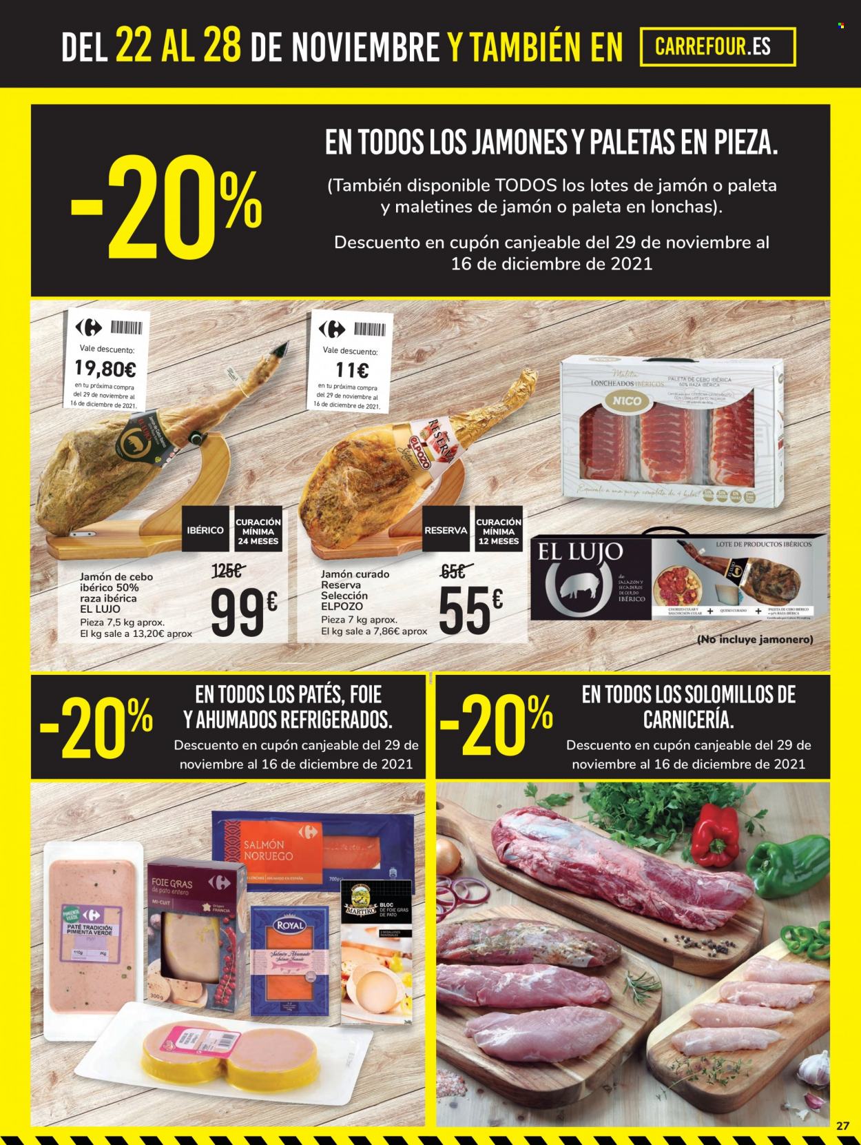 Folleto Carrefour - 22/11/21 - 28/11/21. Página 27