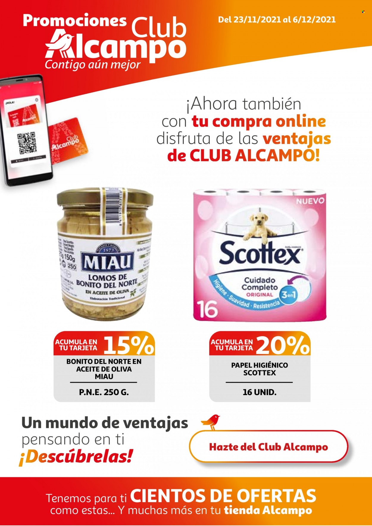 Folleto Alcampo - 23/11/21 - 06/12/21. Página 1