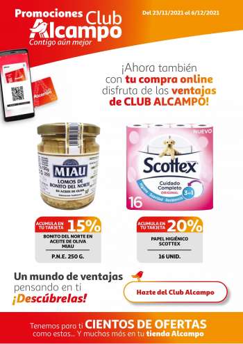 Folleto actual Alcampo - 23/11/21 - 06/12/21.