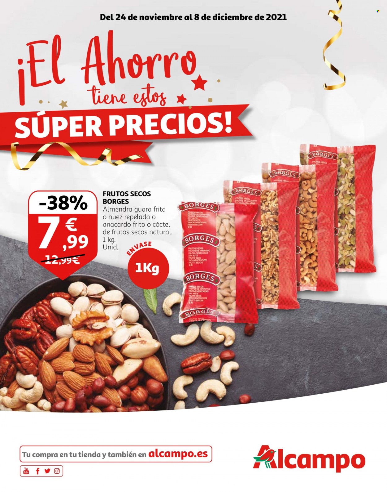 Folleto Alcampo - 24/11/21 - 08/12/21. Página 1