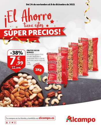 Folleto actual Alcampo - 24/11/21 - 08/12/21.