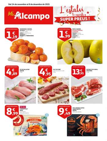 Folleto actual Alcampo - 24/11/21 - 08/12/21.