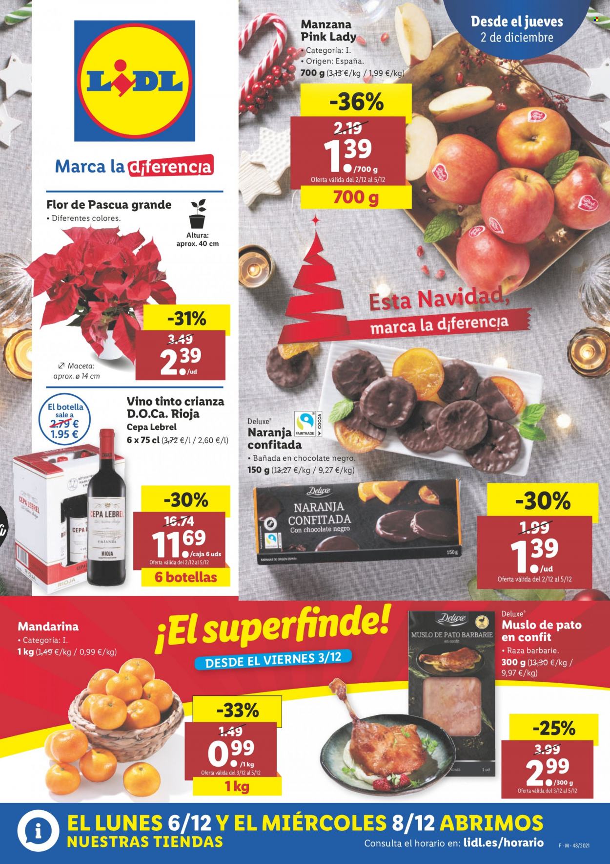 Folleto Lidl - 02/12/21 - 08/12/21. Página 1