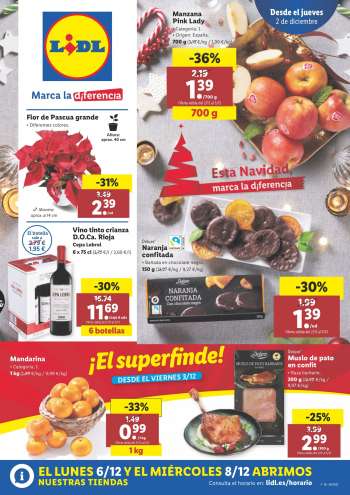 Folleto actual Lidl - 02/12/21 - 08/12/21.