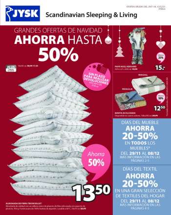 Folleto actual JYSK - 29/11/21 - 15/12/21.