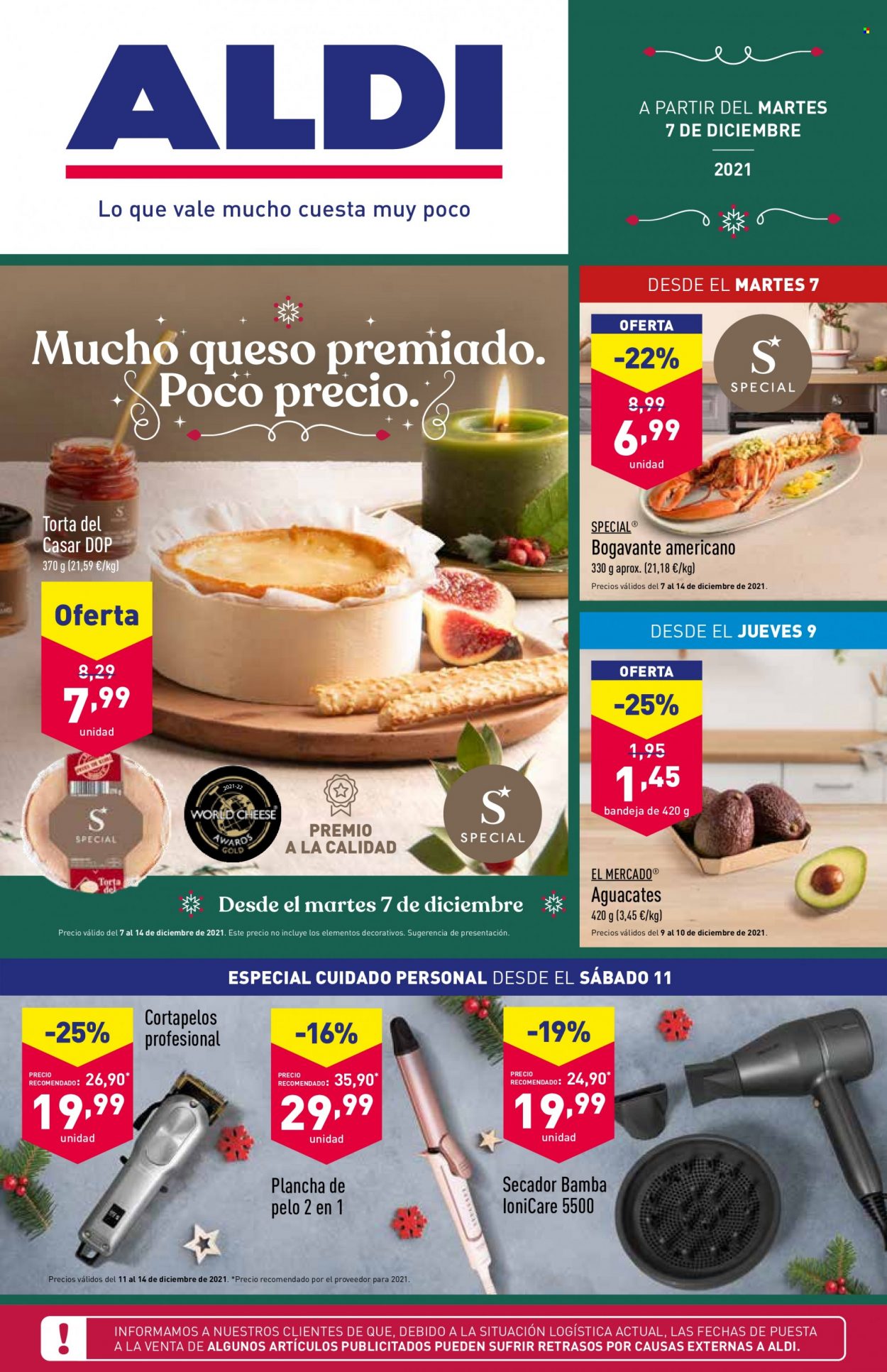 Folleto Aldi - 07/12/21 - 14/12/21. Página 1