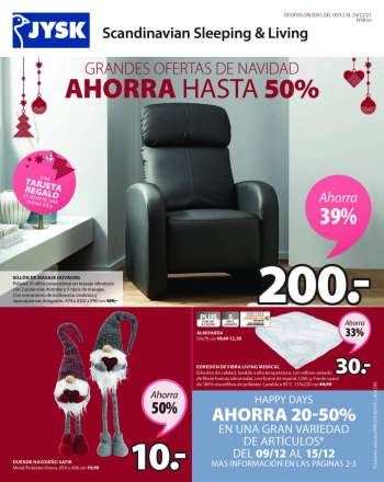 Folleto actual JYSK - 09/12/21 - 24/12/21.