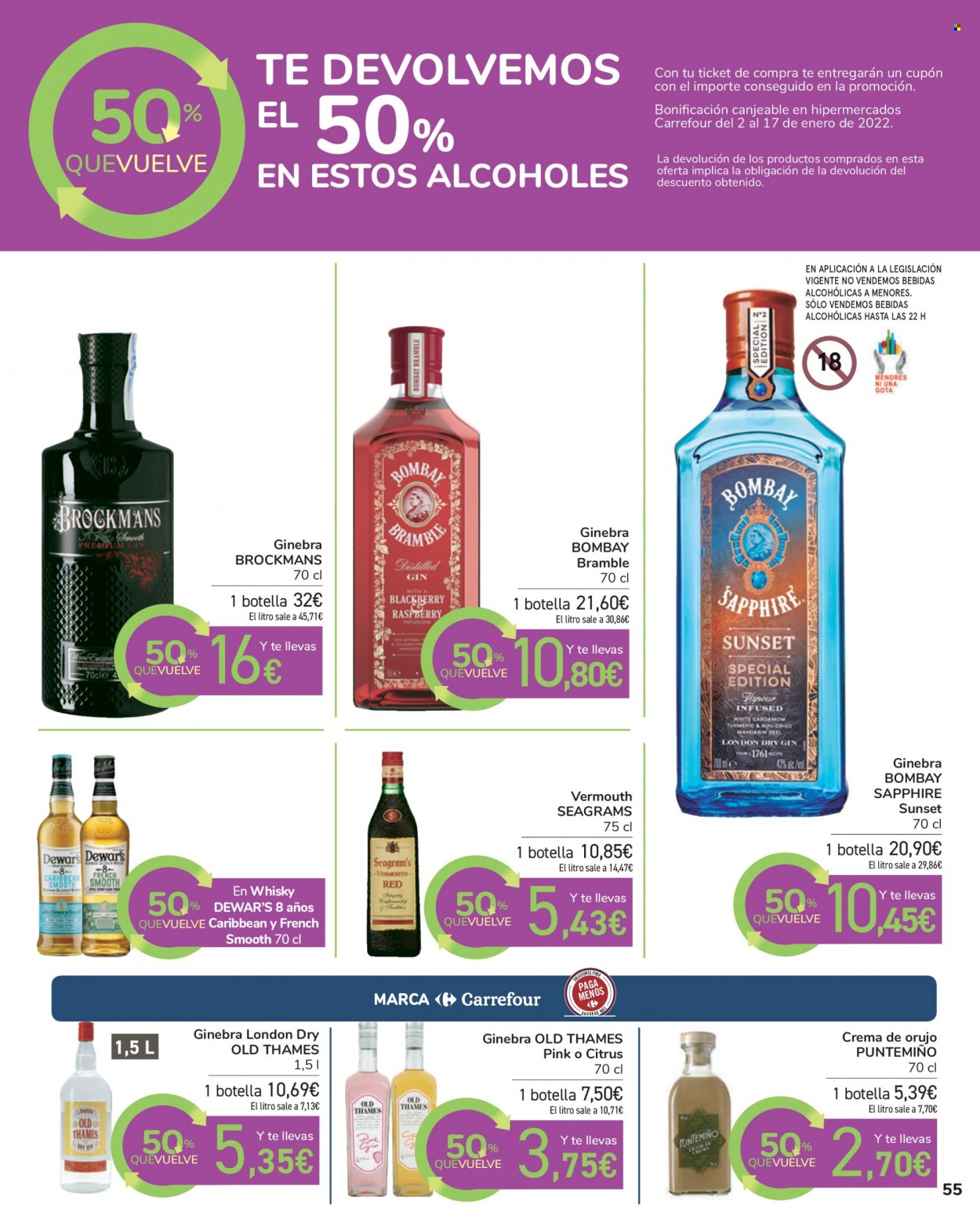 Folleto Carrefour - 15/12/21 - 31/12/21. Página 55