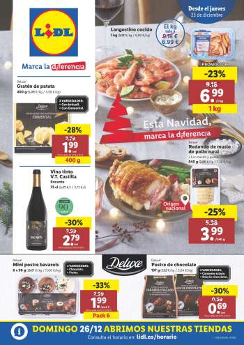 Folleto actual Lidl - 23/12/21 - 29/12/21.