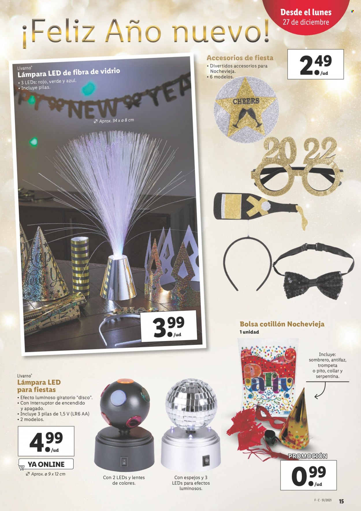 Folleto Lidl - 23/12/21 - 29/12/21. Página 15