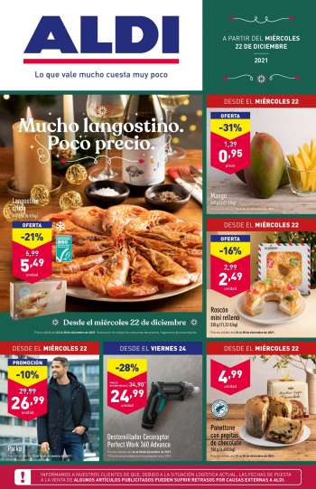 Folleto actual Aldi - 22/12/21 - 28/12/21.