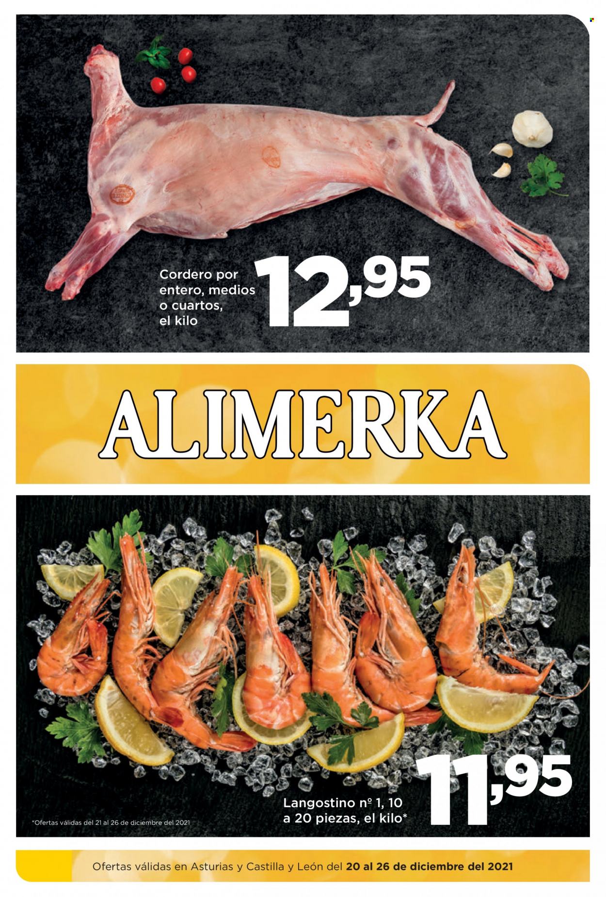 Folleto Alimerka - 20/12/21 - 26/12/21. Página 1