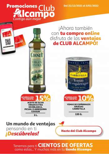 Folleto actual Alcampo - 21/12/21 - 05/01/22.