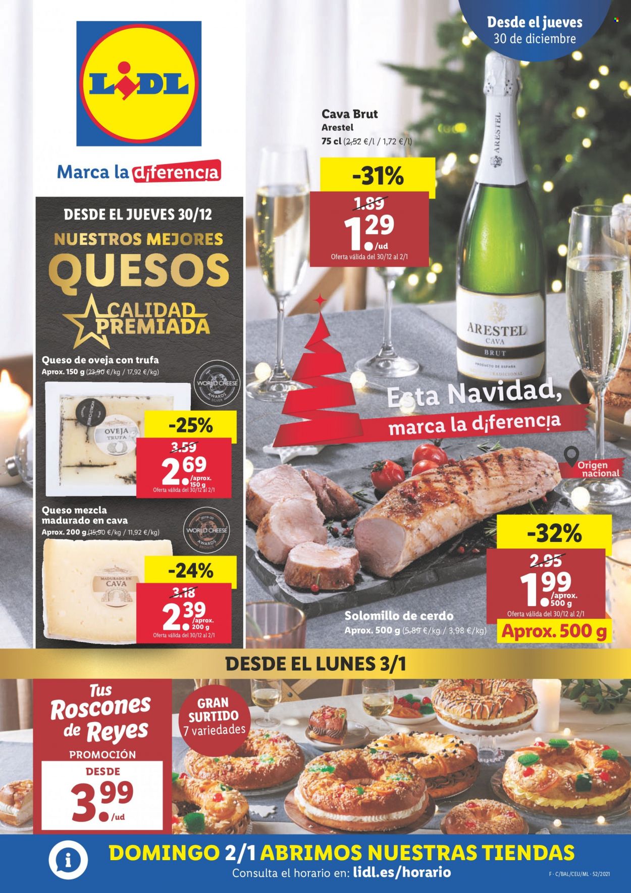 Folleto Lidl - 30/12/21 - 05/01/22. Página 1