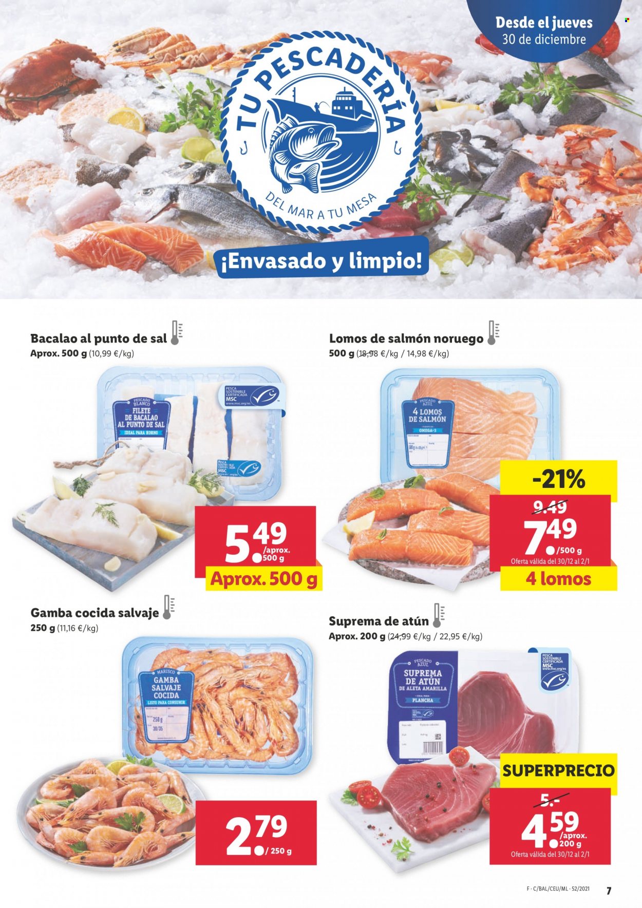 Folleto Lidl - 30/12/21 - 05/01/22. Página 7