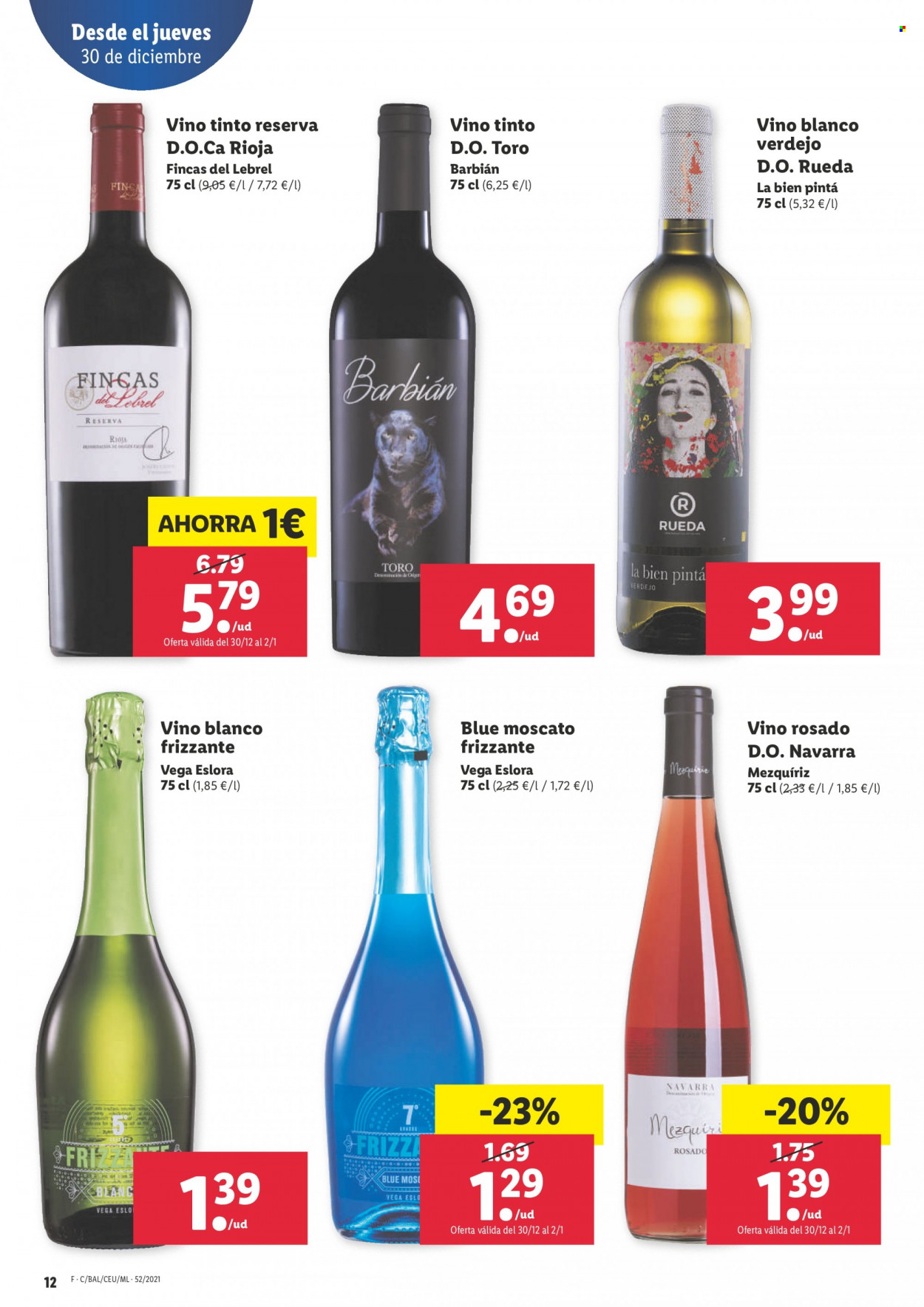 Folleto Lidl - 30/12/21 - 05/01/22. Página 12