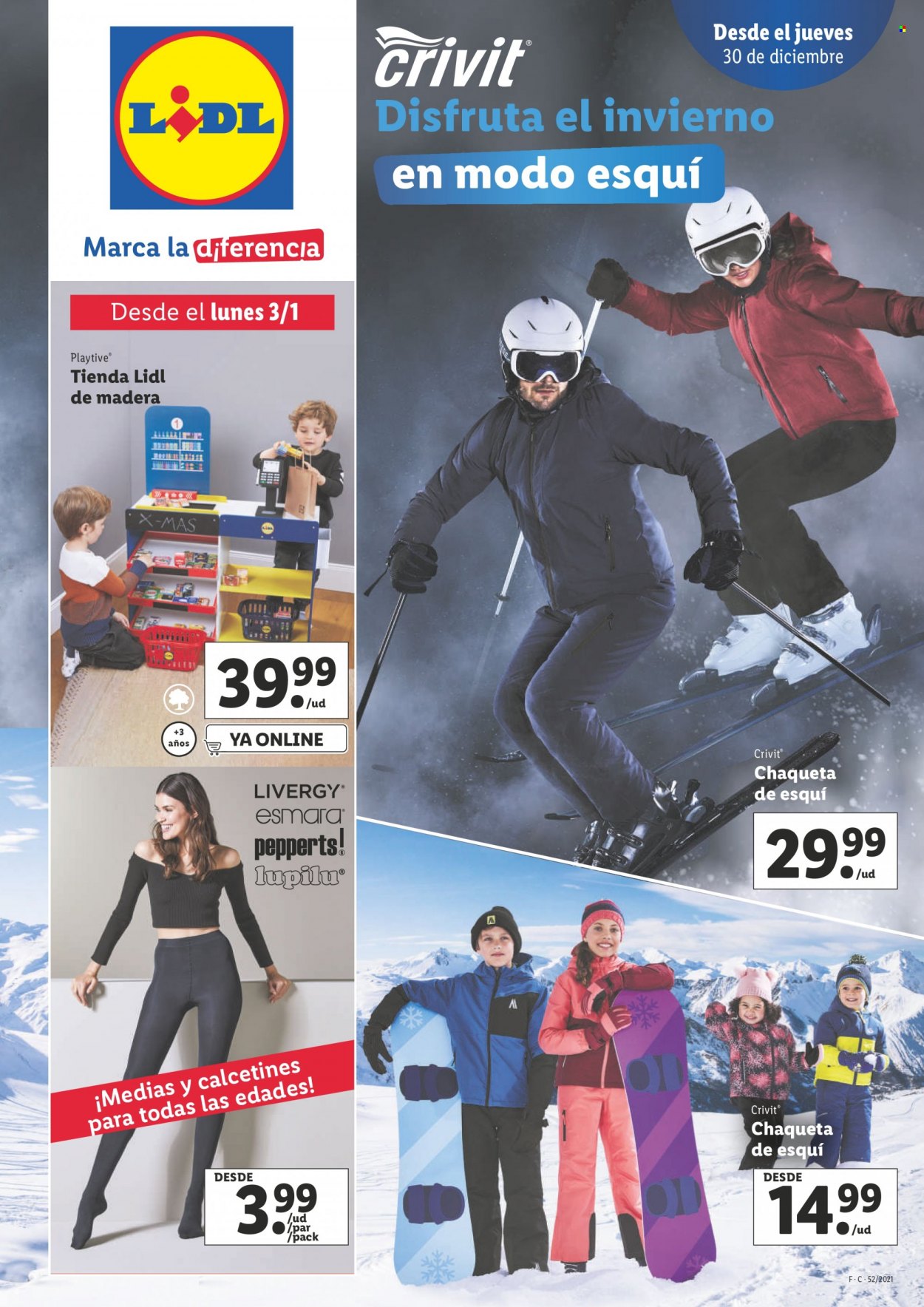 Folleto Lidl - 30/12/21 - 05/01/22. Página 1