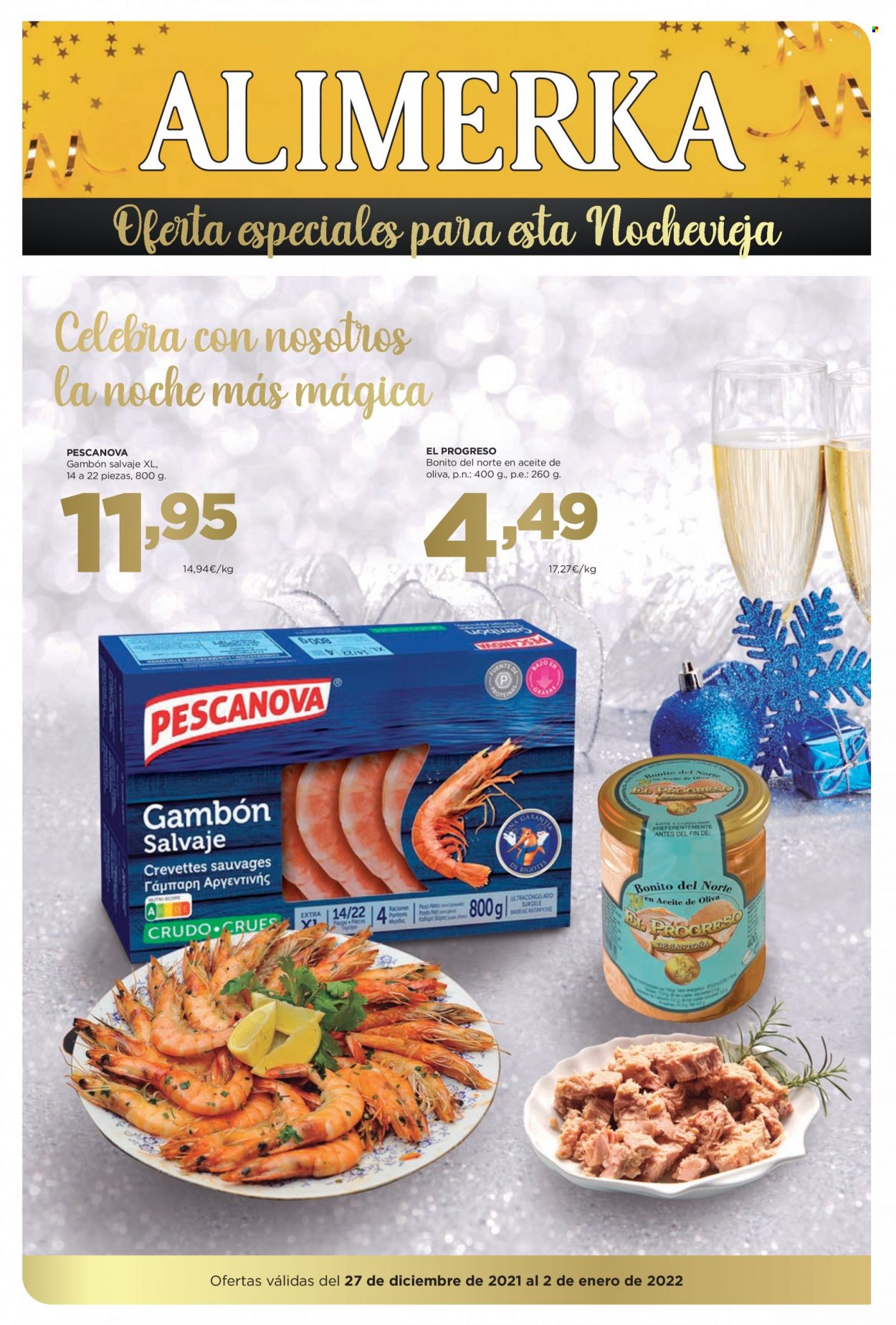 Folleto Alimerka - 27/12/21 - 02/01/22. Página 1