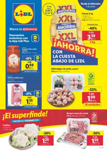 Folleto actual Lidl - 05/01/22 - 11/01/22.