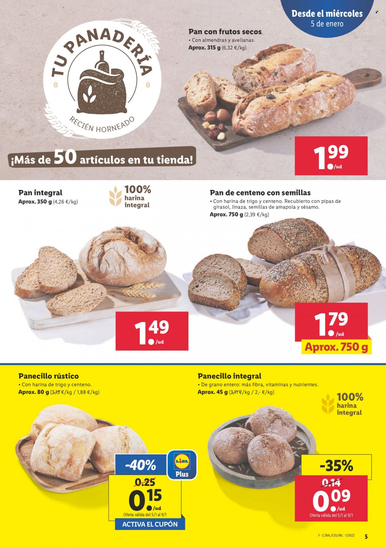Folleto Lidl - 05/01/22 - 12/01/22. Página 5