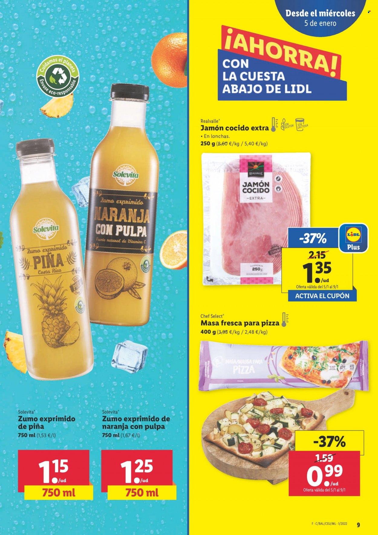 Folleto Lidl - 05/01/22 - 12/01/22. Página 9