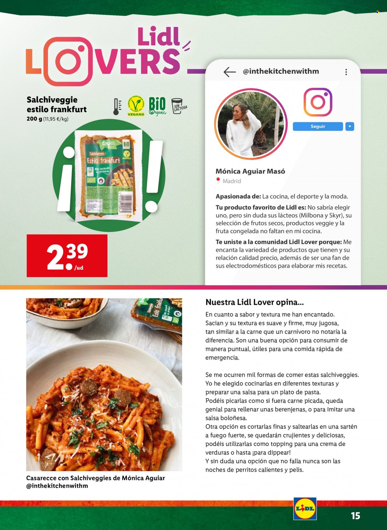 Folleto Lidl. Página 15