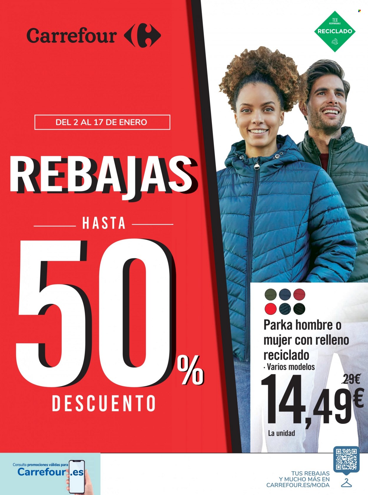 Folleto Carrefour - 02/01/22 - 17/01/22. Página 1