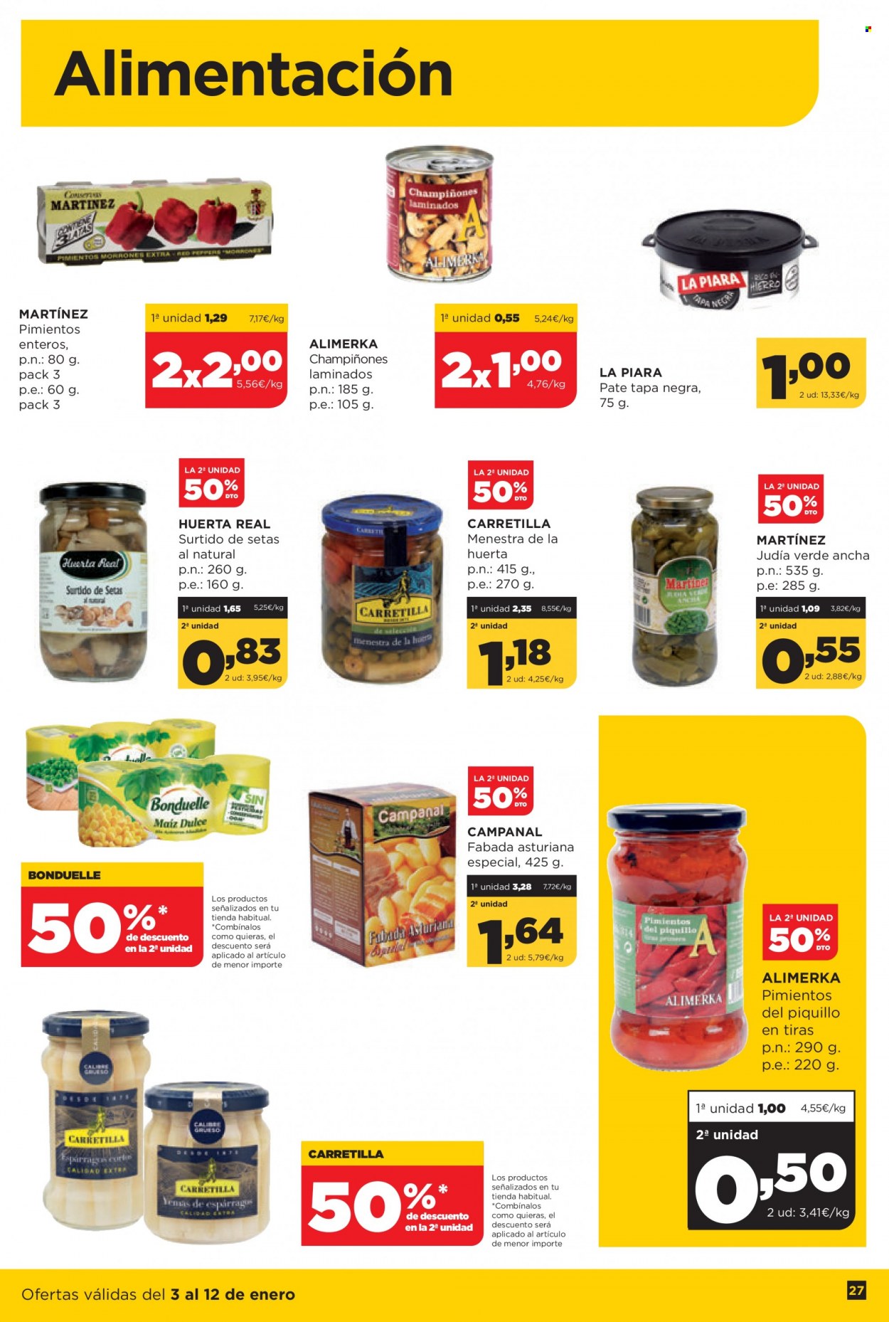 Folleto Alimerka - 03/01/22 - 12/01/22. Página 27