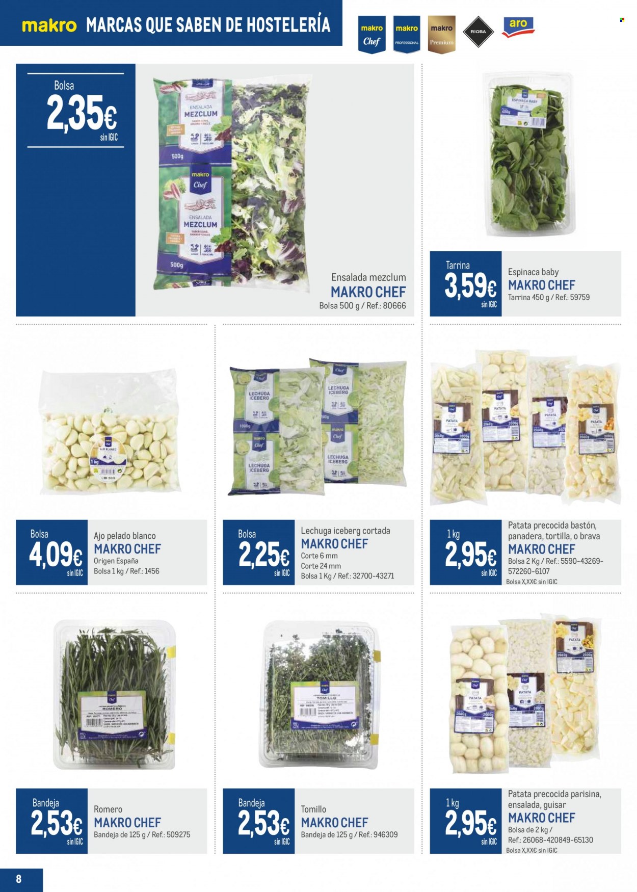 Folleto Makro. Página 8