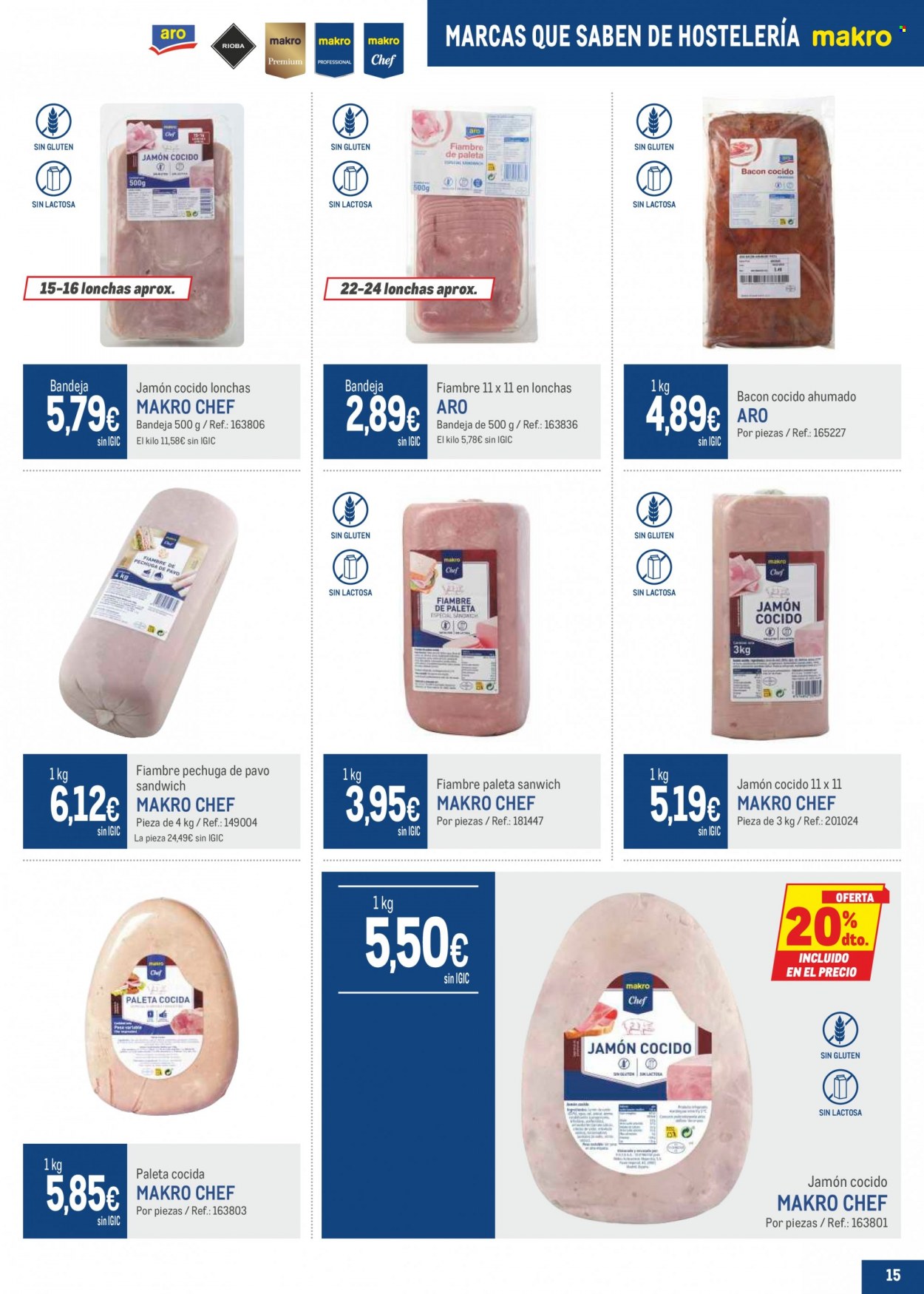 Folleto Makro. Página 15