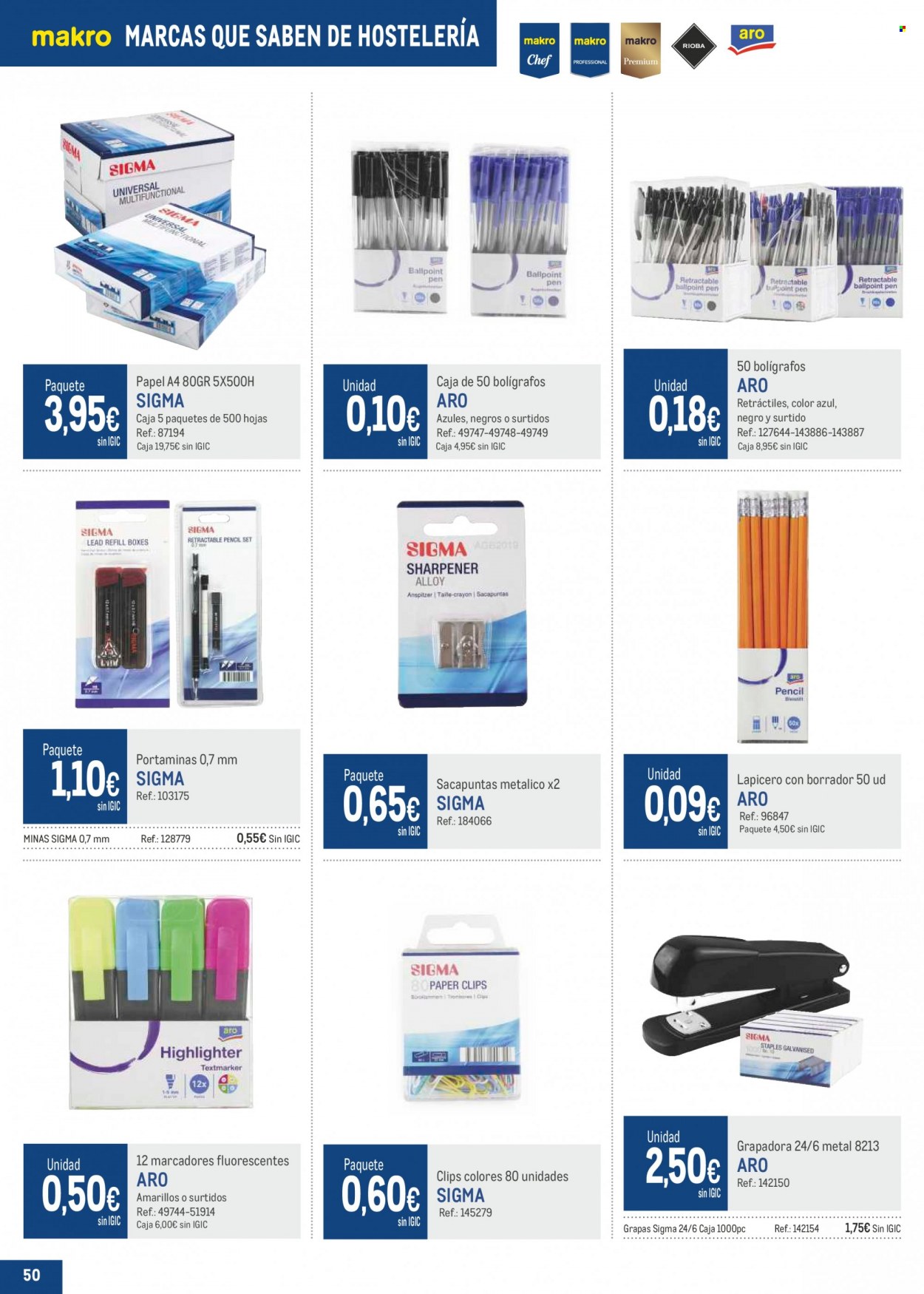 Folleto Makro. Página 50