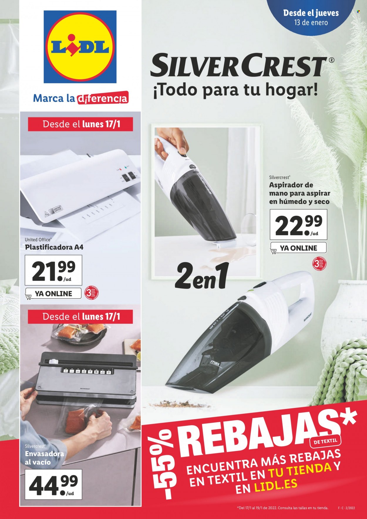 Folleto Lidl - 13/01/22 - 19/01/22. Página 1
