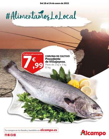Folleto actual Alcampo - 18/01/22 - 24/01/22.