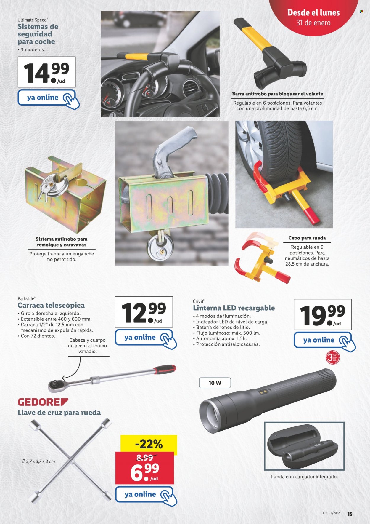 Folleto Lidl - 27/01/22 - 02/02/22. Página 15