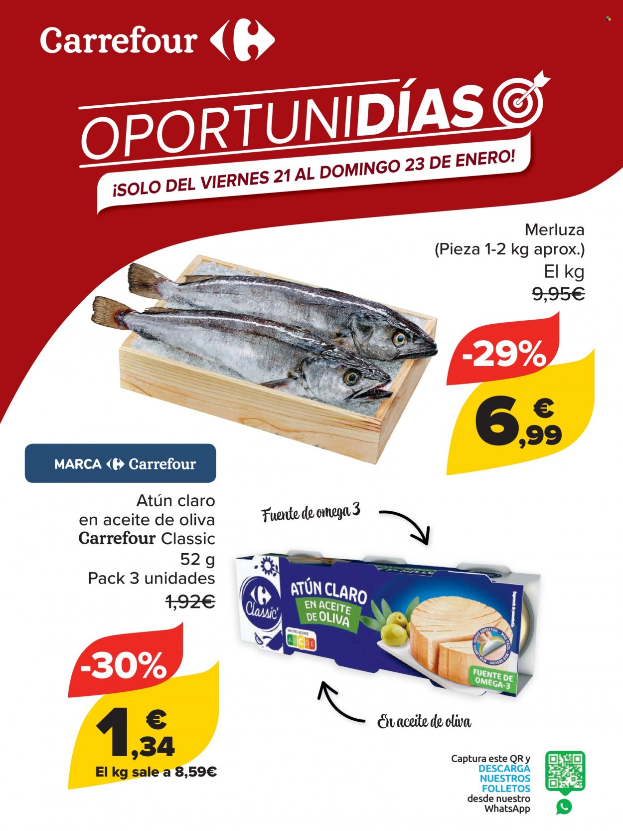 Folleto Carrefour - 21/01/22 - 23/01/22. Página 1