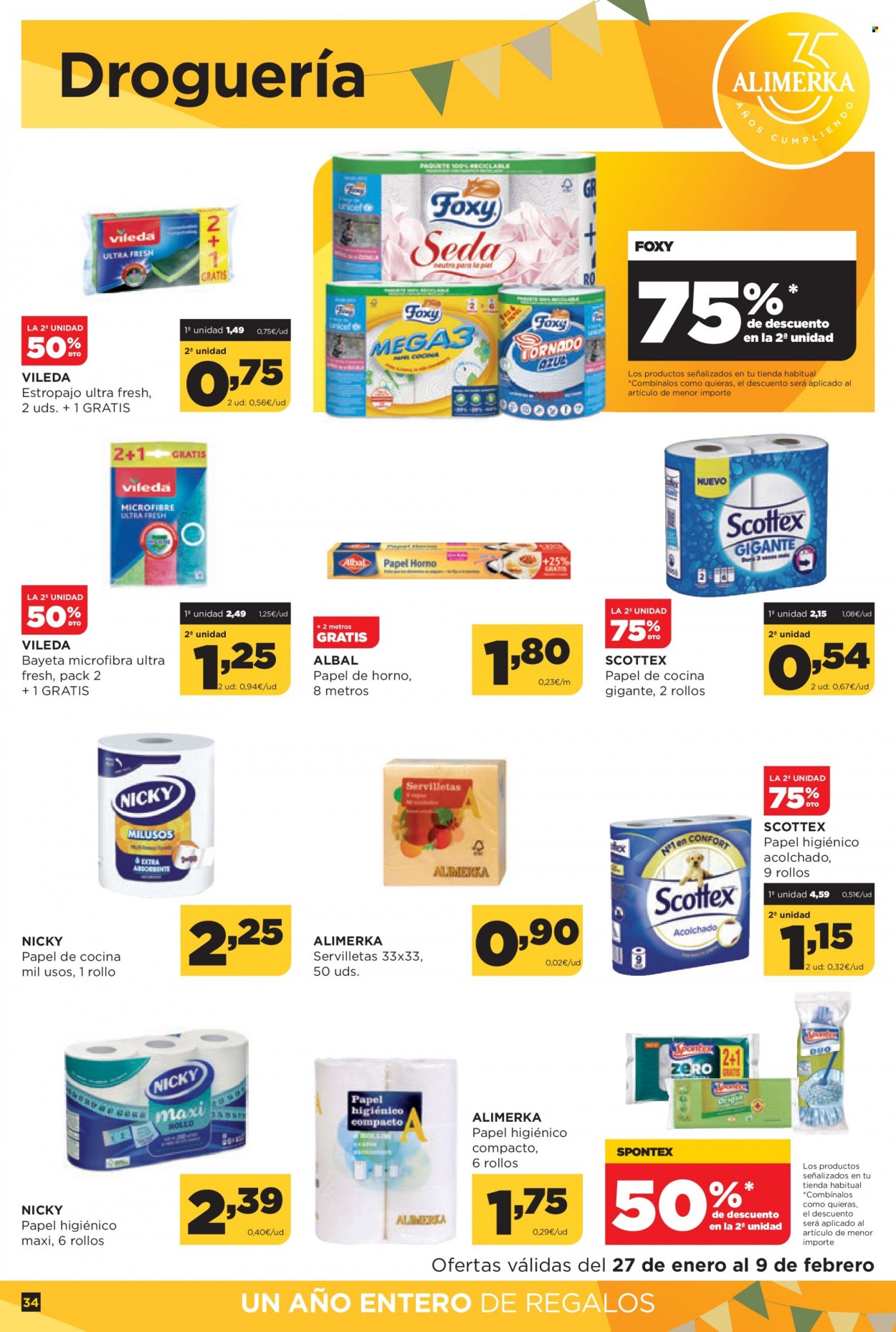Folleto Alimerka - 27/01/22 - 09/02/22. Página 34