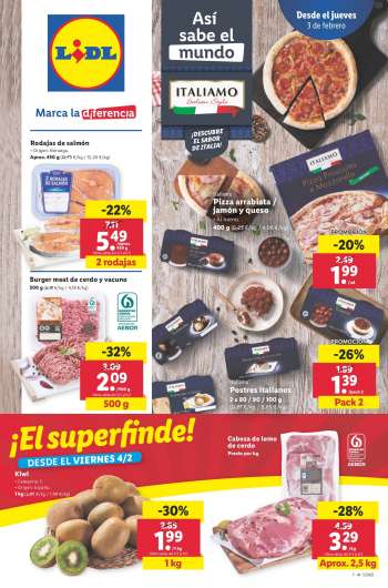Folleto actual Lidl - 03/02/22 - 09/02/22.