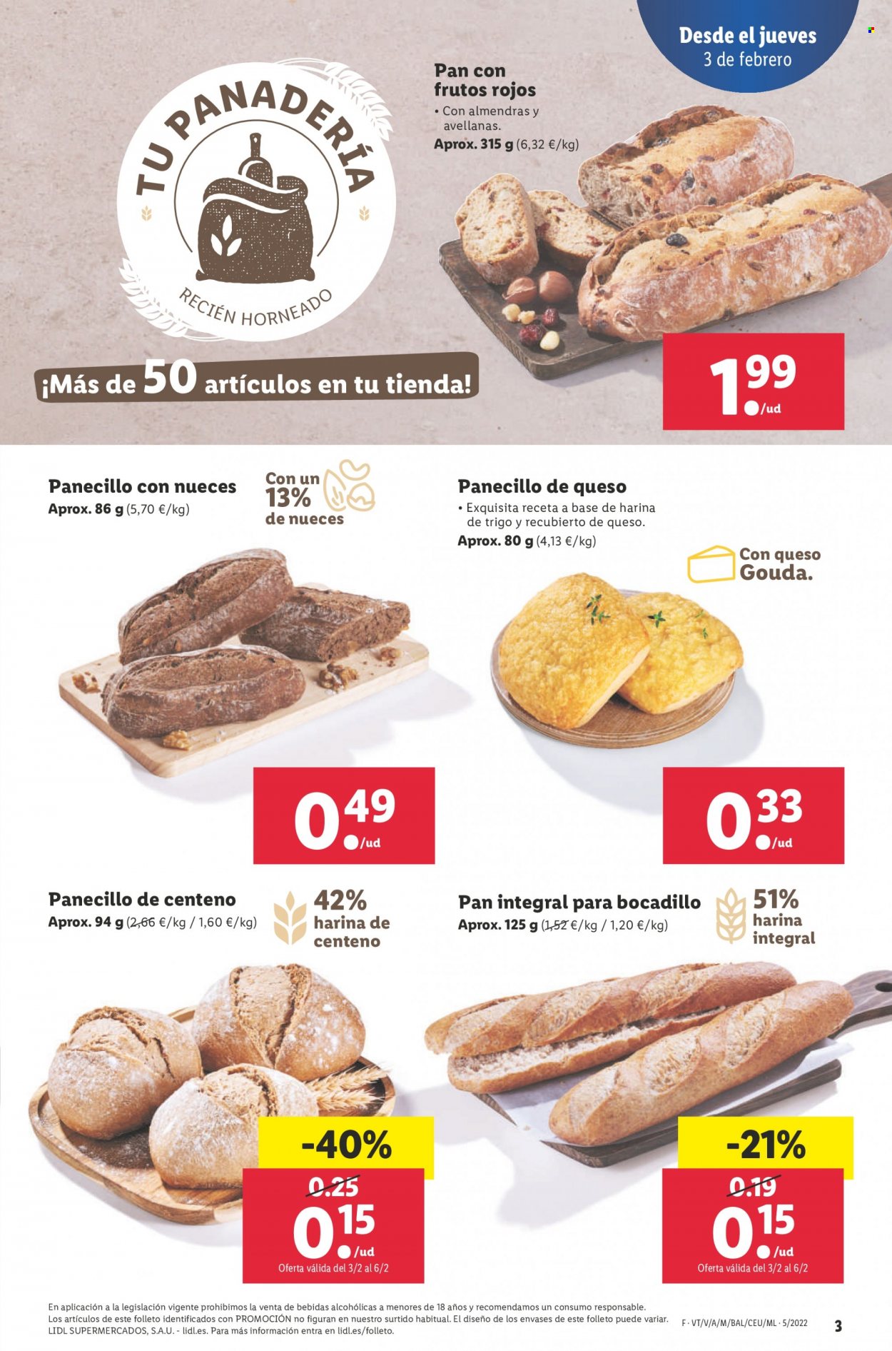 Folleto Lidl - 03/02/22 - 09/02/22. Página 3
