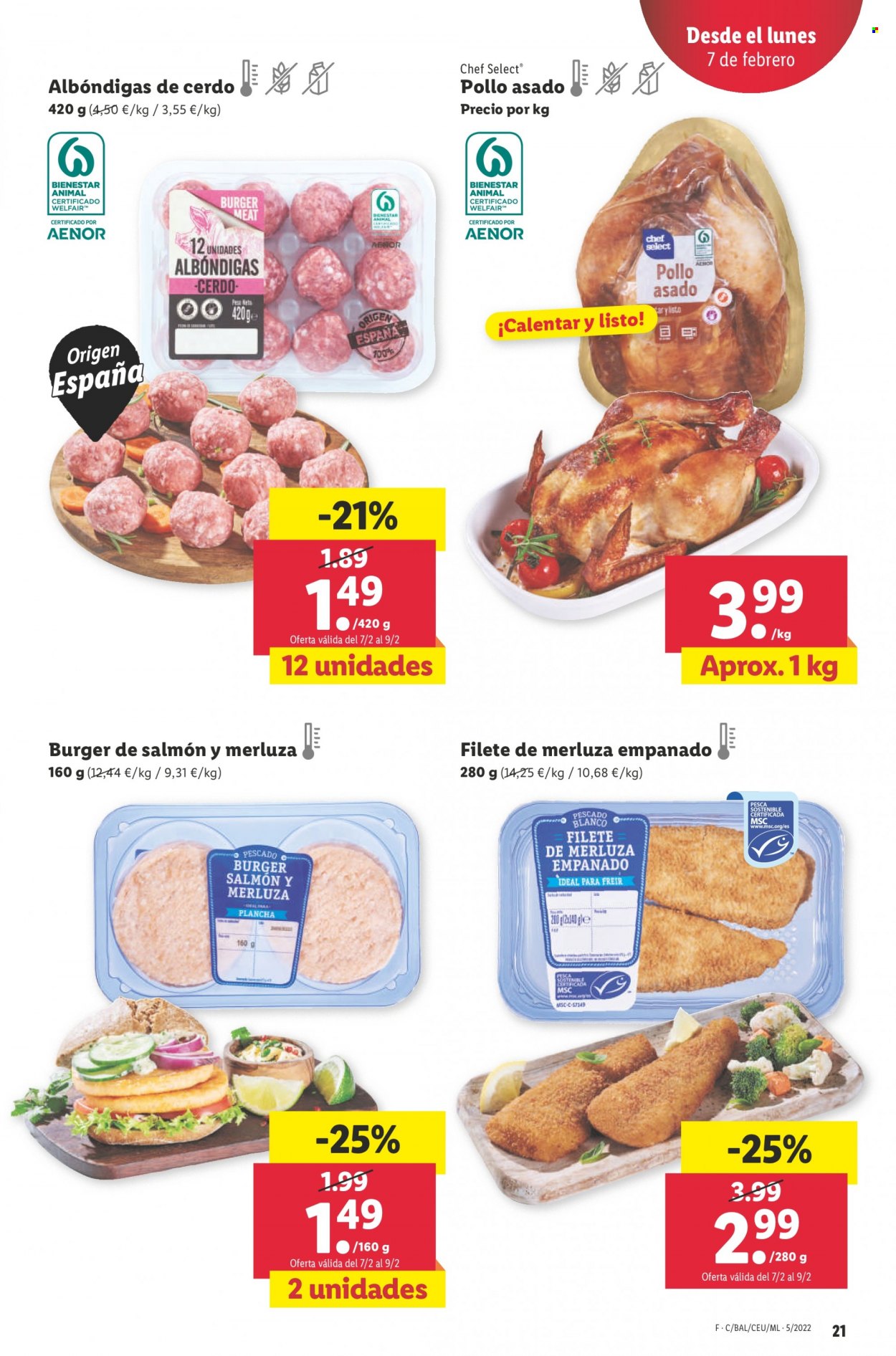 Folleto Lidl - 03/02/22 - 09/02/22. Página 21