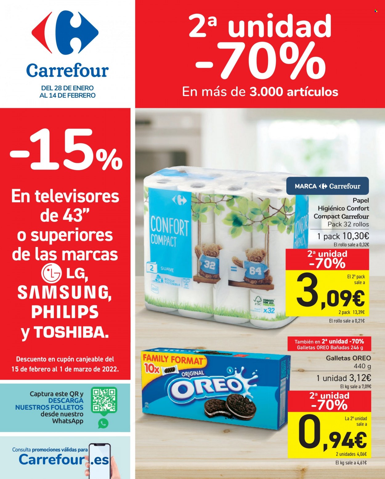 Folleto Carrefour - 28/01/22 - 14/02/22. Página 1